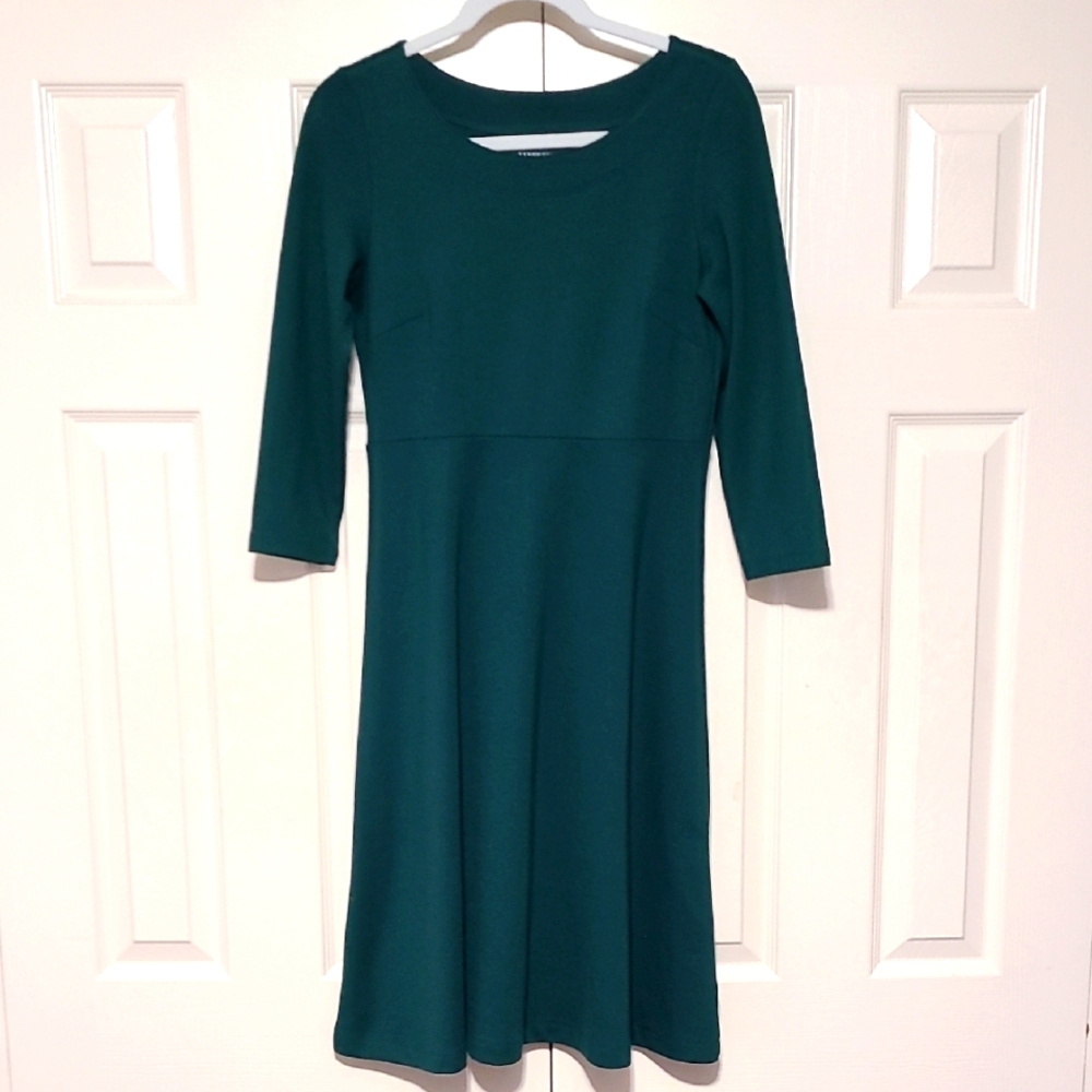 Lands' End Elegant Green Dress